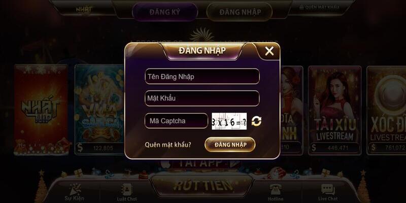Cac buoc dang nhap tai khoan tai Nhatvip